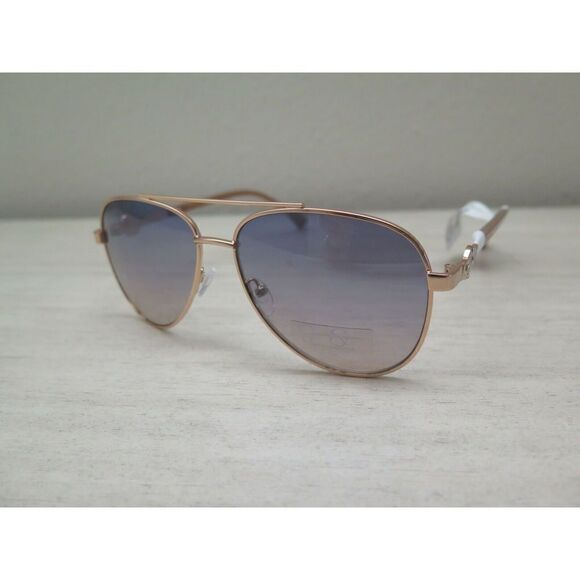 Jessica Simpson J5759-RGDND Rose Gold Aviator Sunglasses Nude Ear Piece $55+ - Picture 1 of 8